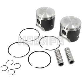 Поршень двигателя с кольцами и пальцами Тайга 550, РМЗ-550 (комплект 2 шт)