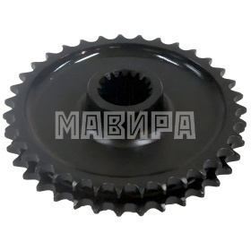Звездочка ведущего вала коробки передач Тикси 500 (4Т) (35 зубов, 18 шлицов)