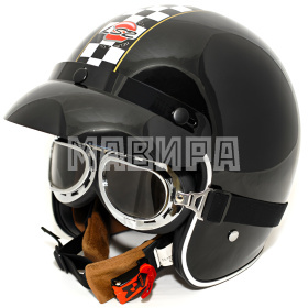 шлем ls2 of583 flagman бело-черный 