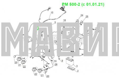 панель приборов (спидометр) рм 500-2, 650, 650-2