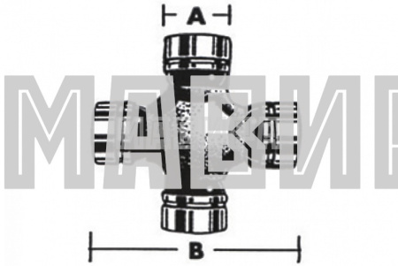 крестовина карданного вала polaris