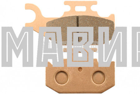 колодки тормозные передние/задние рм 500, brp can-am g1, stels (металло керамика) godzilla