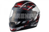 Шлем интеграл LS2 FF384 ASPHALT красно-черный 