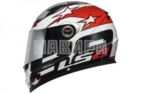 Шлем интеграл LS2 FF358 PAIUTA белый глянец 
