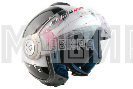 Шлем открытый LS2 OF536 CRUISER черный глянец 