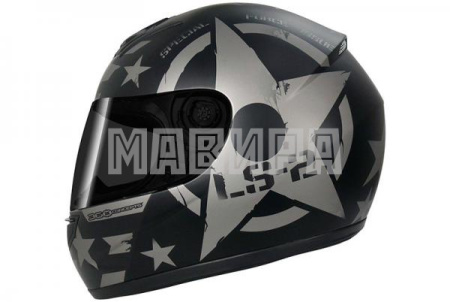 Шлем интеграл FF351 COMBAT черный антрацит 