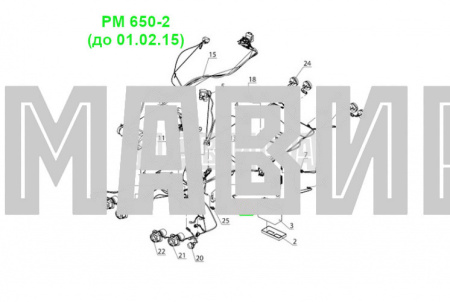 датчик температуры двигателя рм 500-2, 650-2