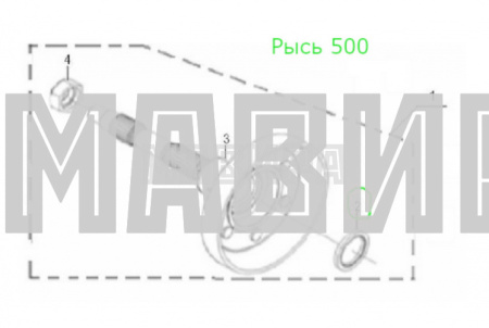 сальник корпуса сцепления рысь 500