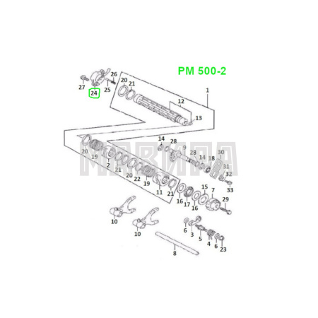 датчик диапазона выбора передач рм 500-2, 650, 650-2