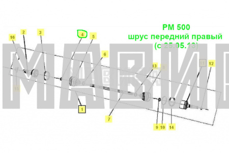 кольцо стопорное привода рм500 (с 25.05.13), рм500-2, 650, 650-2