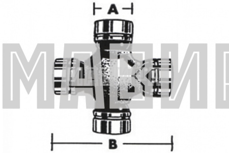 крестовина карданного вала kawasaki