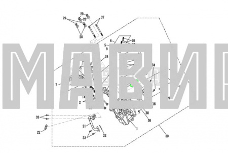 клапан впускной gamax, sym