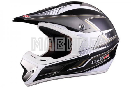 Шлем кроссовый LS2 MX433 HIEP черный матовы 