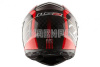 Шлем интеграл LS2 FF396 CR1 TRIX CARBON красный 