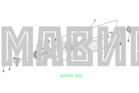 кольцо уплотнительное выходного вала gamax, sym