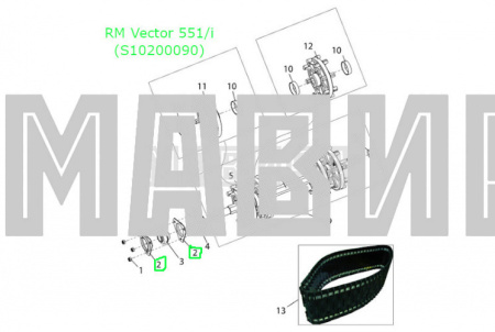 корпус подшипника вала ведущего подвески тайга