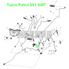 датчик уровня топлива тайга patrul 551 swt, барс 850 (r2l)