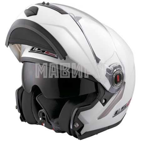 Шлем модуляр FF386 RIDE белый глянец 