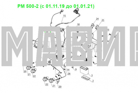 панель приборов (спидометр) рм 500-2, 650, 650-2