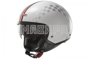 Шлем открытый LS2 OF561 DINOCO белый  M