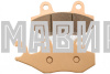 колодки тормозные передние/задние левые yamaha, brp, atv, рм (металло керамика) godzilla